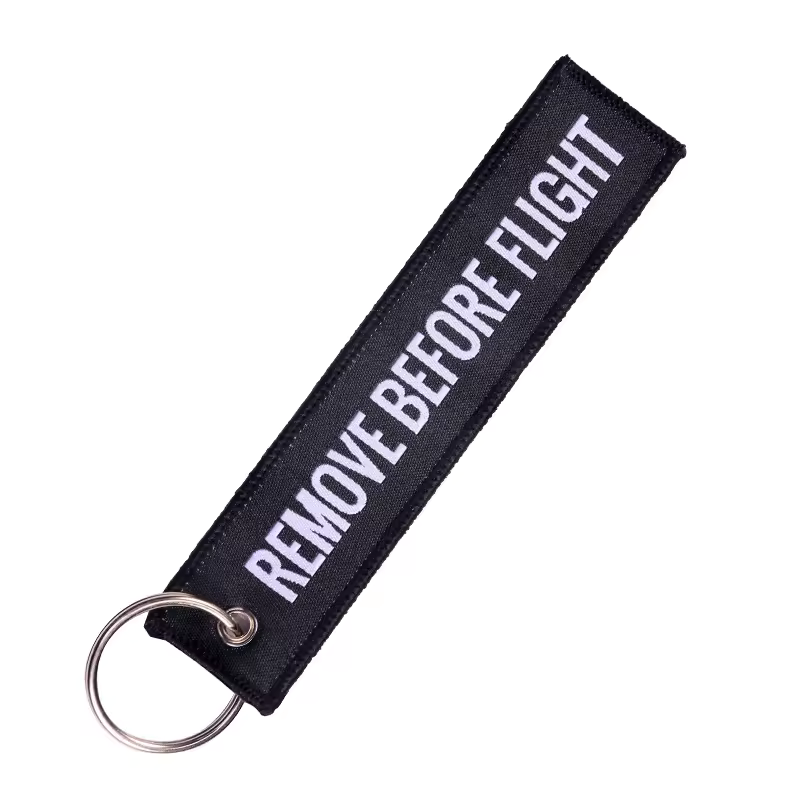 Zwarte Remove Before Flight Sleutelhanger Tweetaktshop