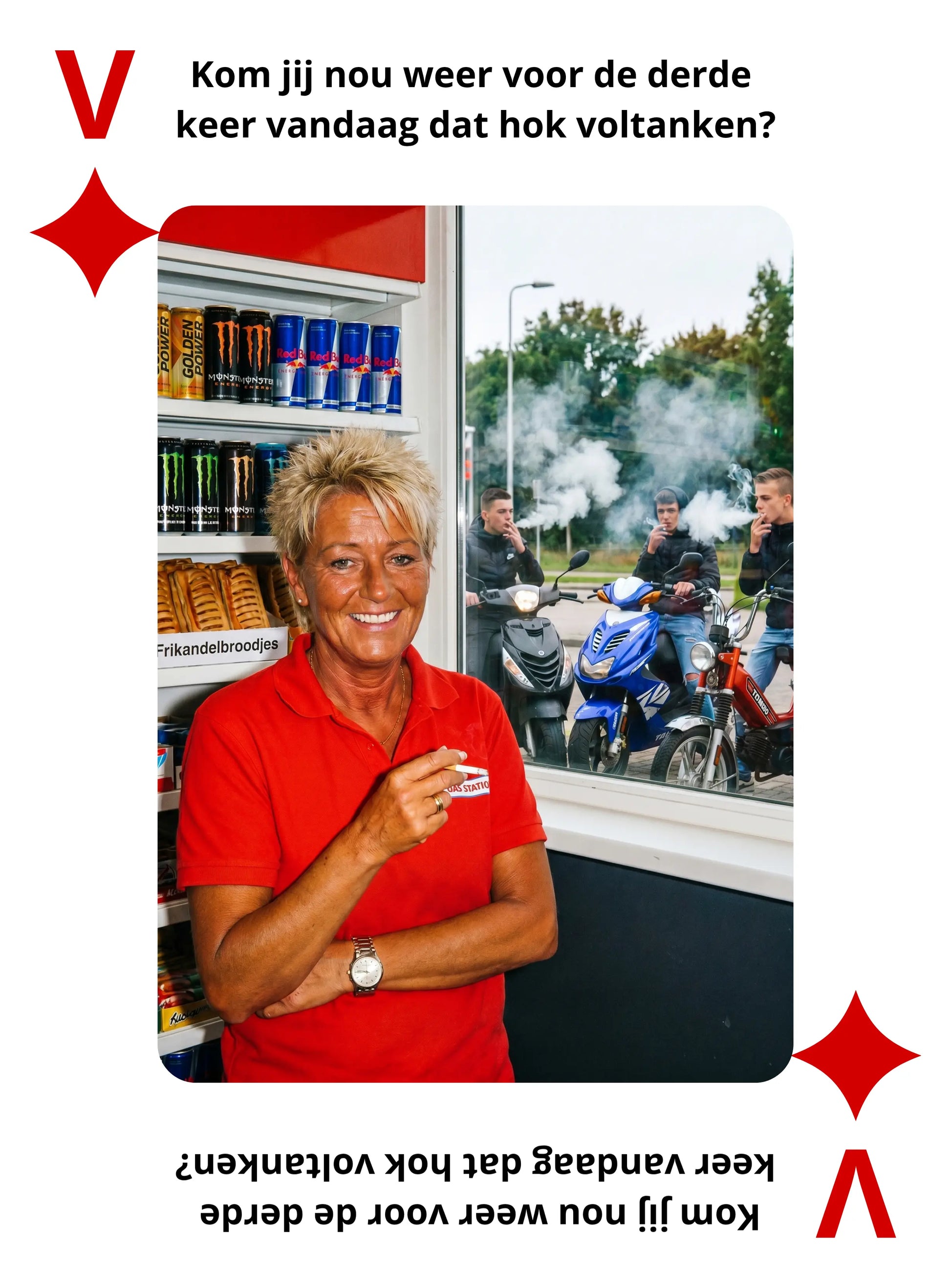Tweetakt Pestkaarten – Custom Editie Met Jouw Eigen Voertuig (54 kaarten) Tweetaktshop