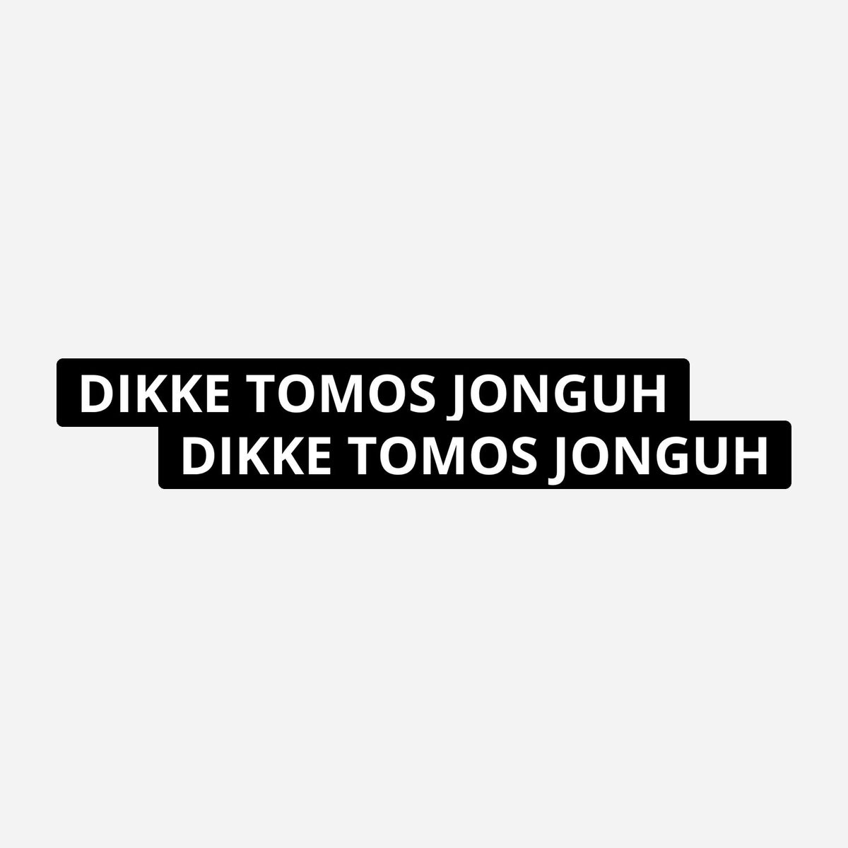 2x Dikke Tomos Jonguh Kentekenhouderstickers – hoofdafbeelding van de set