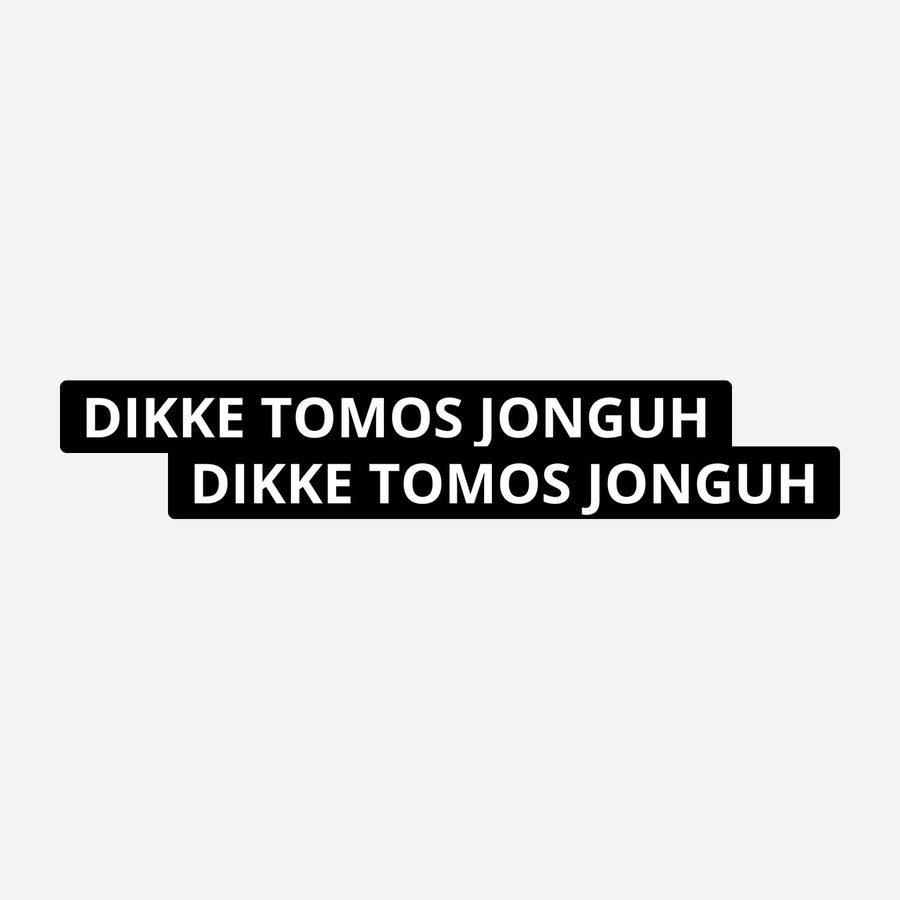 2x Dikke Tomos Jonguh Kentekenhouderstickers – hoofdafbeelding van de set