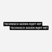 2x Technisch Gezien Rijdt Het Kentekenhouderstickers – hoofdafbeelding van de set