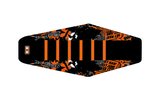 Zadelhoes Derbi Xtreme 2011 - 2017 Stage6 volledige zadelbekleding oranje / wit – productfoto