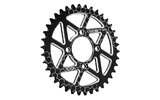 Achtertandwiel Yamaha DT 50 LC Portugal 38T - 420 Alu zwart