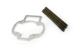 Cilinderophogingsplaat Stage6 R/T 5mm met bolts 85mm conrod Piaggio LC