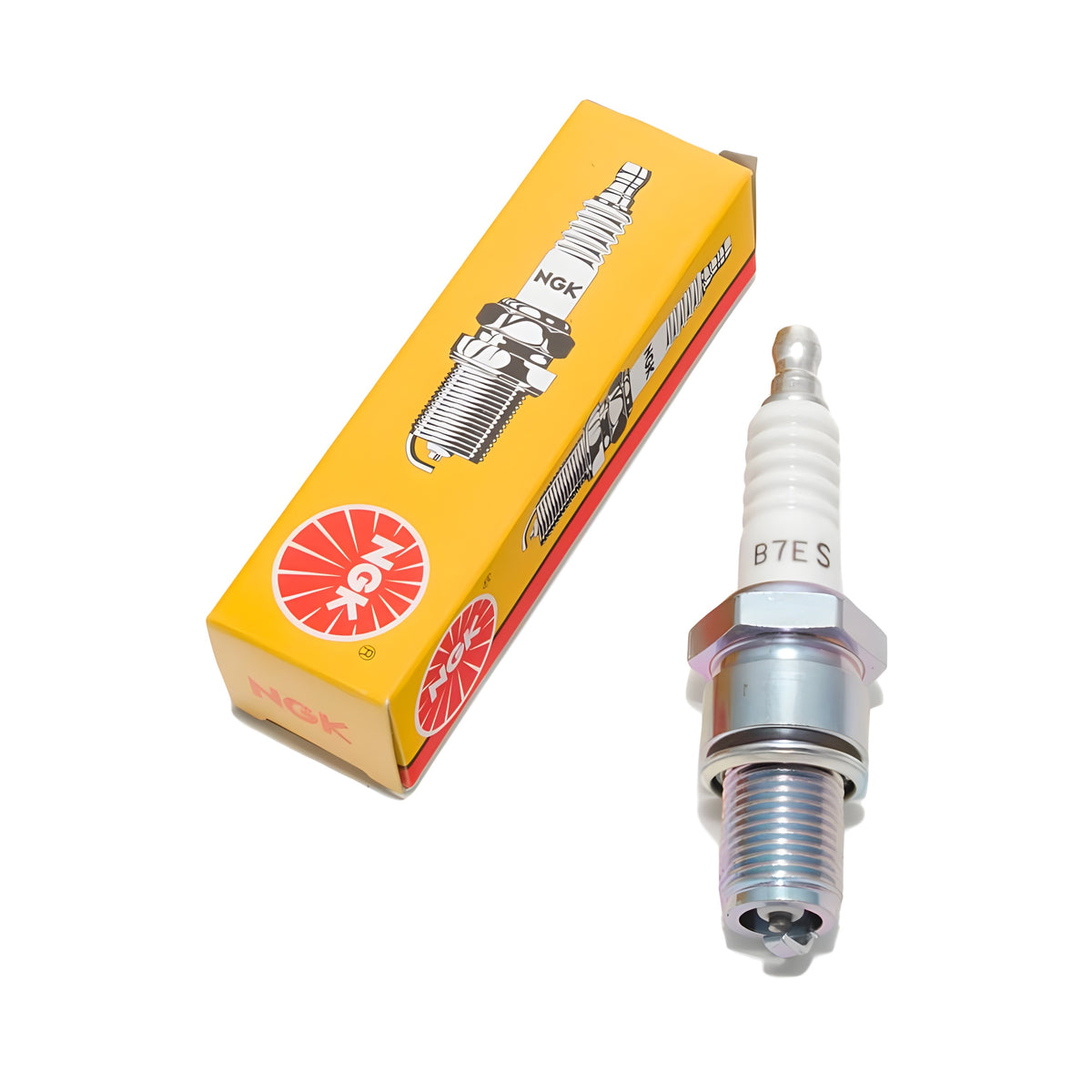 NGK B7ES bougie 14mm met 19mm lange schacht