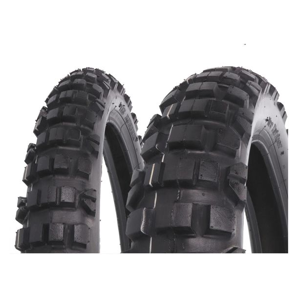 Vee Rubber endurobandenset 80/90-21 + 110/80-18 – Derbi