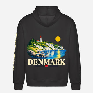 Denmark Travel Hoodie – Coastal Lighthouse Graphic