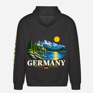 Germany Travel Hoodie – Mountain Lake Graphic