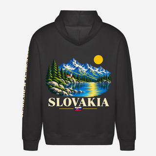 Slovakia Travel Hoodie – Mountain Lake Graphic