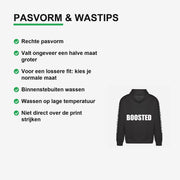 Boosted Hoodie – materiaal van dichtbij