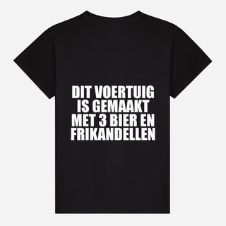 Dit Voertuig Is Gemaakt Met 3 Bier En Frikandellen T-shirt