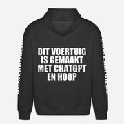 Dit Voertuig Is Gemaakt Met ChatGPT En Hoop Hoodie – achterkant met grote rugprint