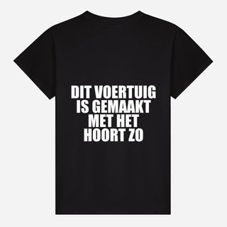 Dit Voertuig Is Gemaakt Met Het Hoort Zo T-shirt