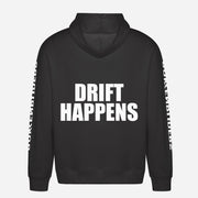 Drift Happens Hoodie – achterkant met grote rugprint