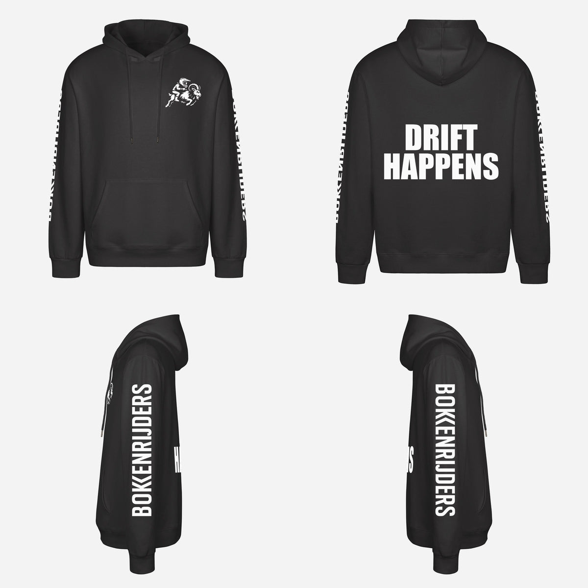 Drift Happens Hoodie – overzicht van de hoodie