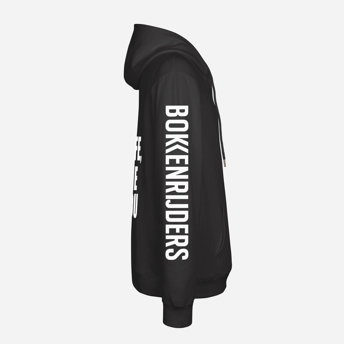 Drive Safe, Someone Loves You Hoodie – detail van de bedrukking