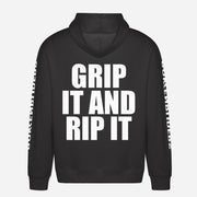 Grip It And Rip It Hoodie – achterkant met grote rugprint