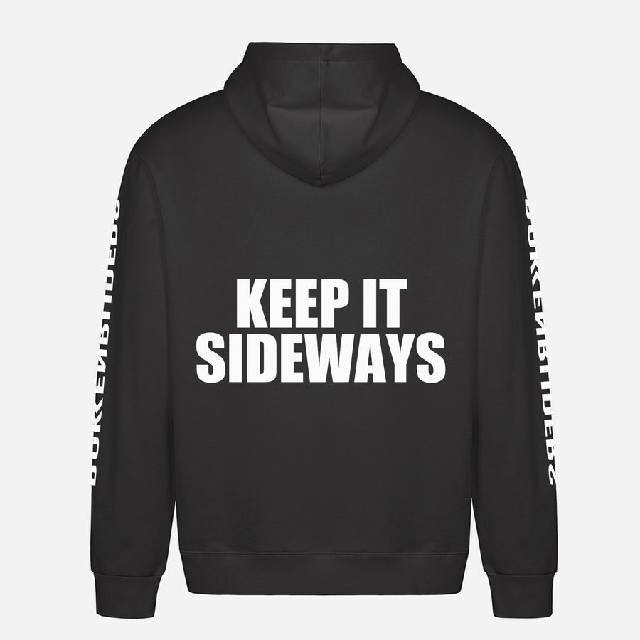Keep It Sideways Hoodie – achterkant met grote rugprint