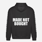 Made Not Bought Hoodie – achterkant met grote rugprint