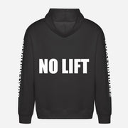 No Lift Hoodie – achterkant met grote rugprint