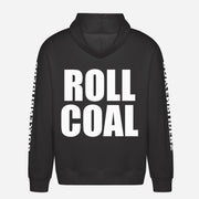 Roll Coal Hoodie – achterkant met grote rugprint