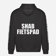 Shab Fietspad Hoodie – achterkant met grote rugprint