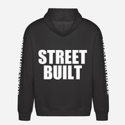 Street Built Hoodie – achterkant met grote rugprint