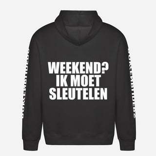 Weekend? Ik Moet Sleutelen Hoodie